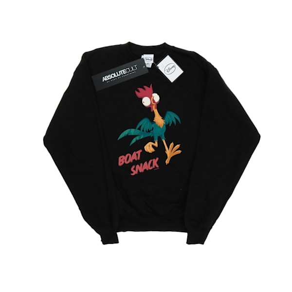 Disney Dam/Kvinnor Moana Båt Snack Sweatshirt M Svart Black M