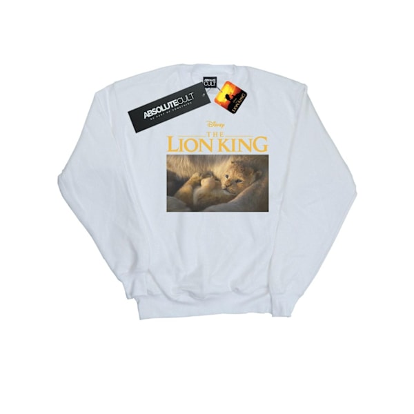 Disney Flickan Lejonkungen Filmen Baby Simba Foto Sweatshirt 9- White 9-11 Years
