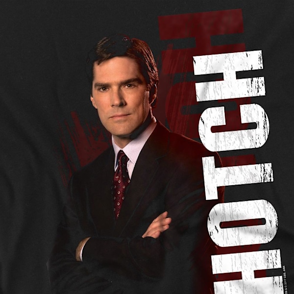 Criminal Minds Herr Hotch T-Shirt XL Svart Black XL