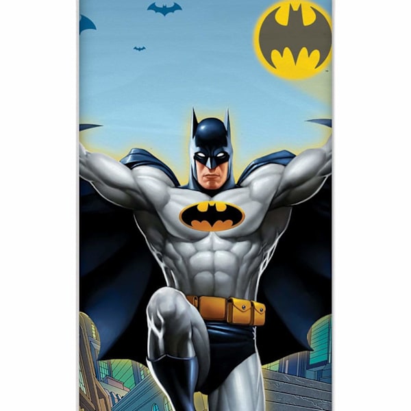 Batman Partypåsar (8-pack) One Size Blå/Grå/Gul Blue/Grey/Yellow One Size