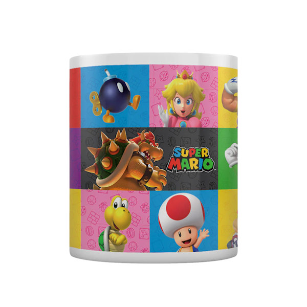 Super Mario 3D Vänner & Fiender Mugg One Size Vit/Multifärgad White/Multicoloured One Size
