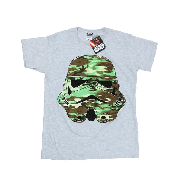 Star Wars Stormtrooper Command Camo T-shirt S Heather Grey för män Heather Grey S