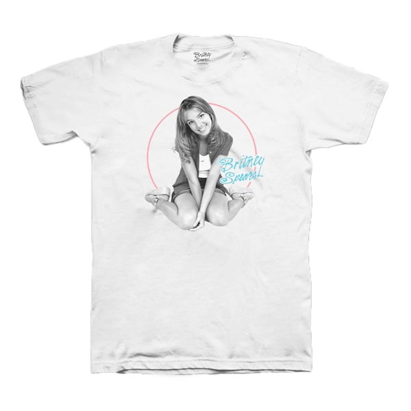 Britney Spears Unisex Klassisk Rund T-shirt L Vit White L