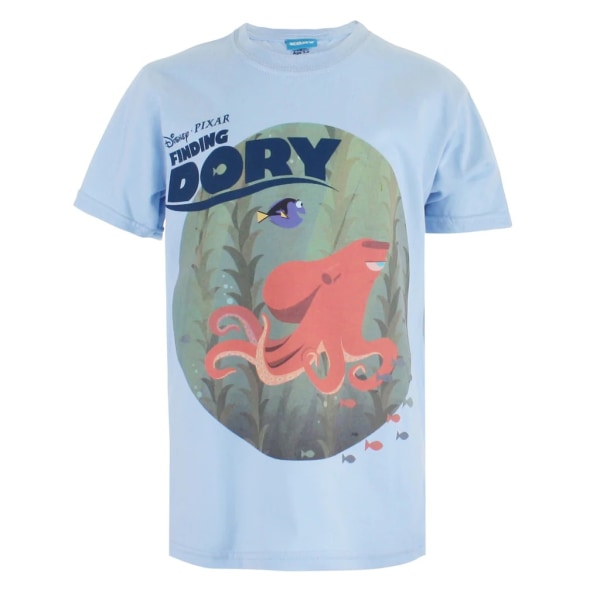 Hitta Dory Äventyr för barn/barn Dory T-shirt 7-8 år Li Light Blue 7-8 Years