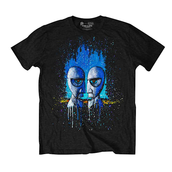 Pink Floyd Unisex Adult Division Bell Drips T-Shirt XL Svart/Blå Black/Blue XL