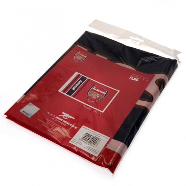 Arsenal FC VM-flagga, en storlek, röd Red One Size