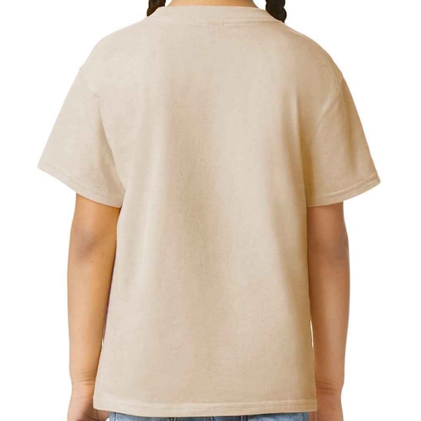 Gildan Barn/Kids Bomulls T-shirt, Lättviktig, 12-13 År, Sand Sand 12-13 Years