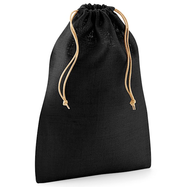 Westford Mill Jute Stuff Bag XXS Svart/Naturlig Black/Natural XXS