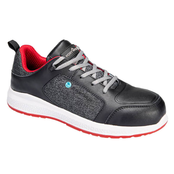 Portwest Unisex Vuxen Eco Composite S3S SR Läderskor 9 U Black/Red 9 UK