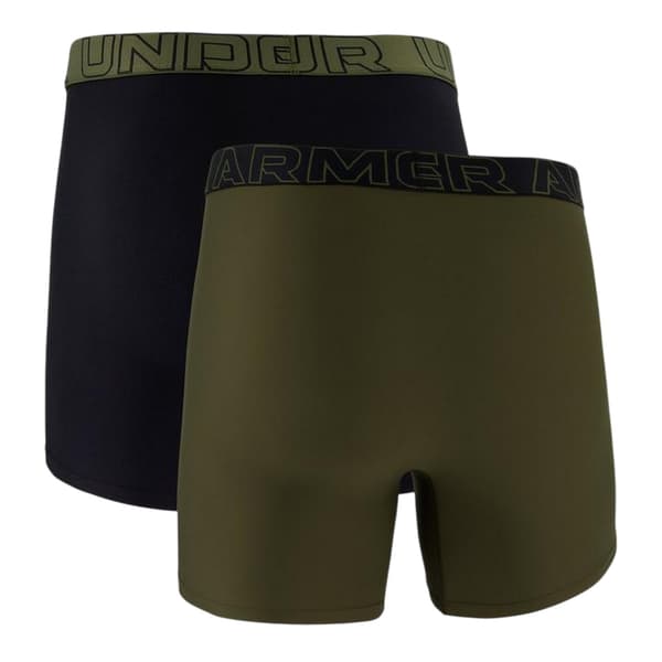 Under Armour Tech Boxer Briefs för män (2-pack) S Grön/Svart M Green/Black Marl S