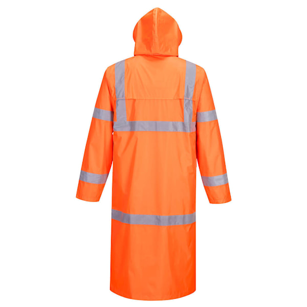 Portwest Hi-Vis regnrock för män L Orange Orange L