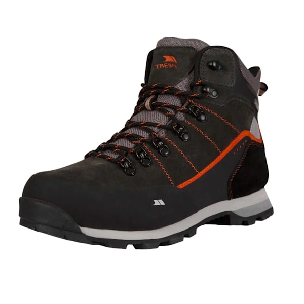 Trespass Mikeba mockaskor i mocka för män, 9 UK, kol Charcoal 9 UK