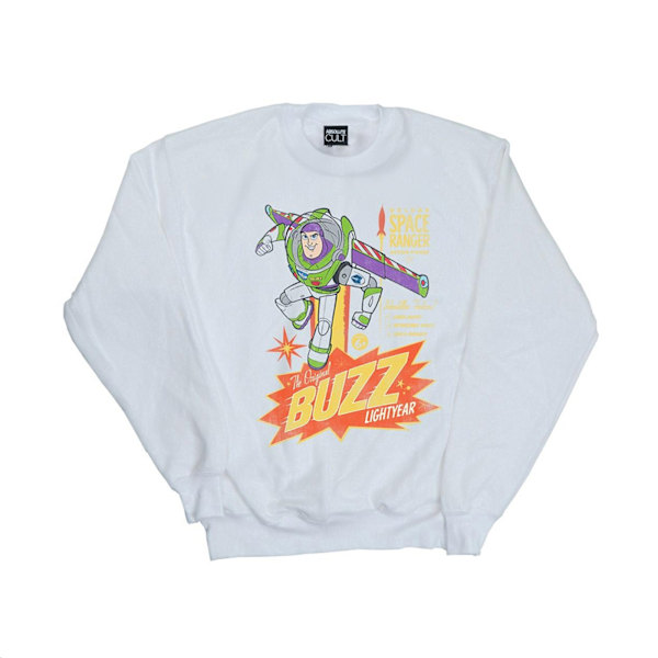 Disney Pojkar Toy Story 4 Den Originala Buzz Lightyear Tröjan White 7-8 Years