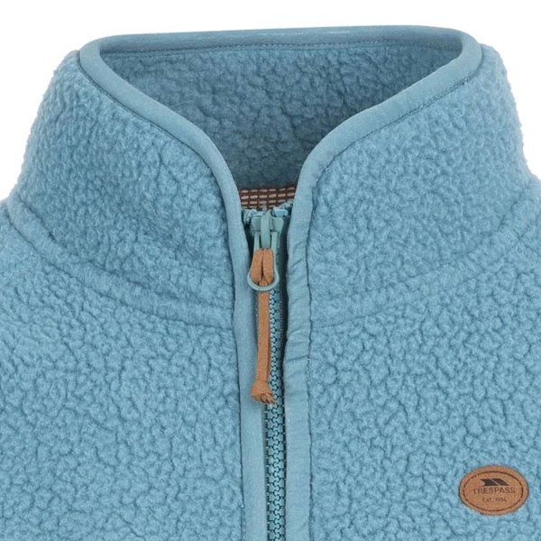 Trespass Dam/Kvinnor Quake Läder Trim Fleece Jacka XS Stor Storm Blue XS