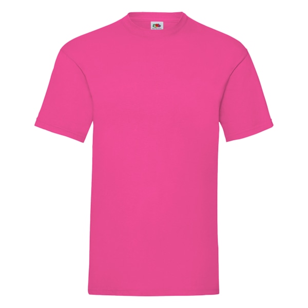 Fruit Of The Loom Mens Valueweight Kortärmad T-shirt S Fuchs Fuchsia S