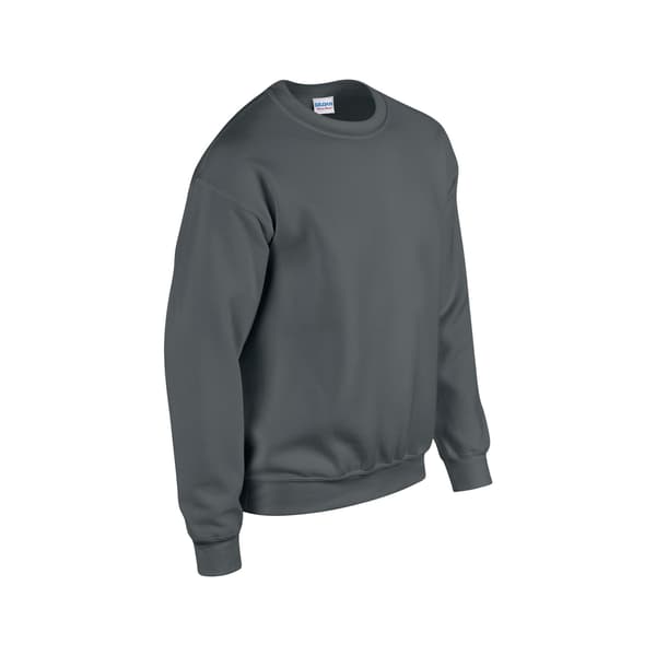 Gildan Herr Heavy Blend Sweatshirt 4XL Kolgrå Charcoal Grey 4XL