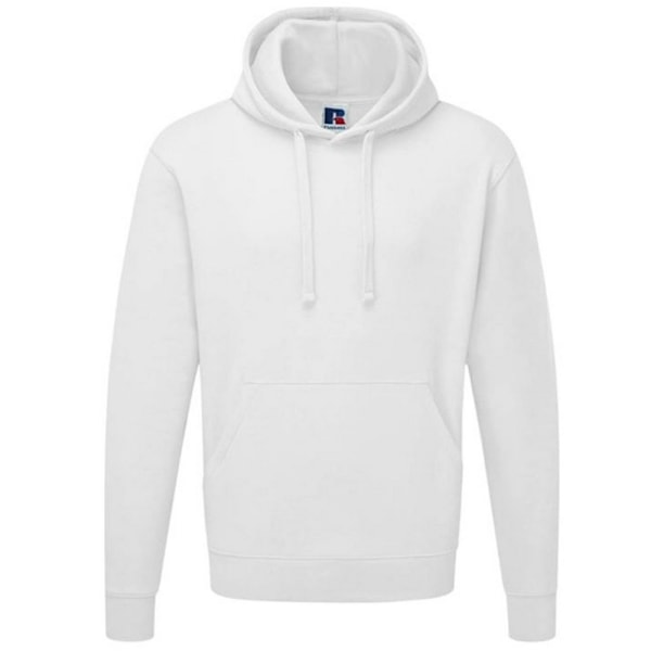 Russell Colour Herr Hoodie / Tröja L Vit White L