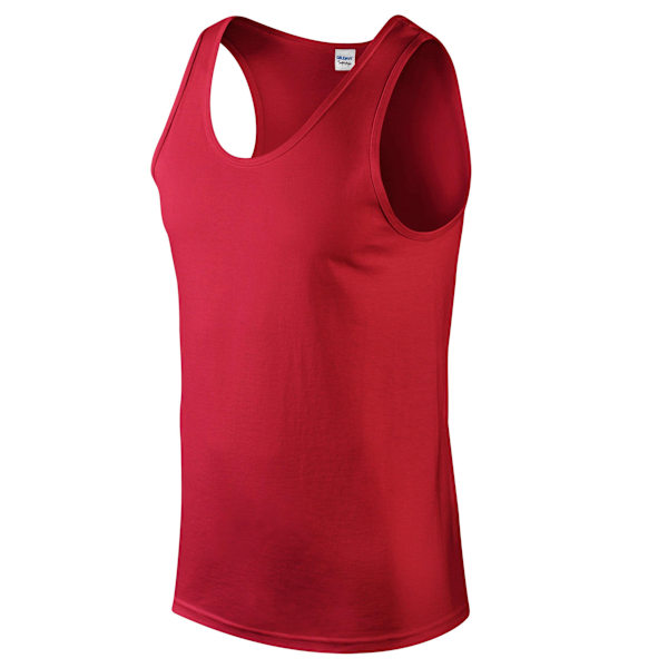Gildan Softstyle Plain Tank Top M Röd Red M
