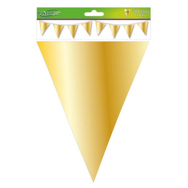 Oaktree Metallic Solid Color Bunting One Size Guld Gold One Size