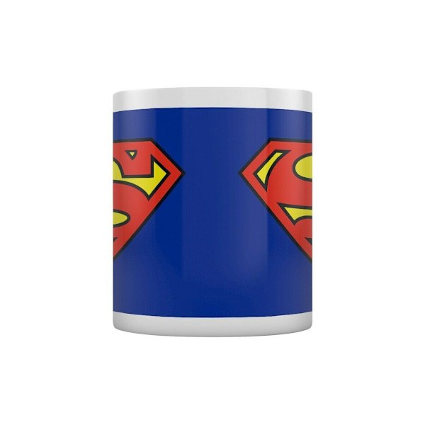 Superman Shield Mug En Storlek Blå/Röd/Gul Blue/Red/Yellow One Size