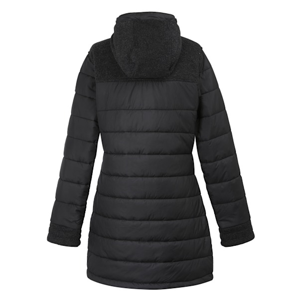 Regatta Womens/Ladies Melanite Baffled Padded Jacket 10 UK Blac Black 10 UK