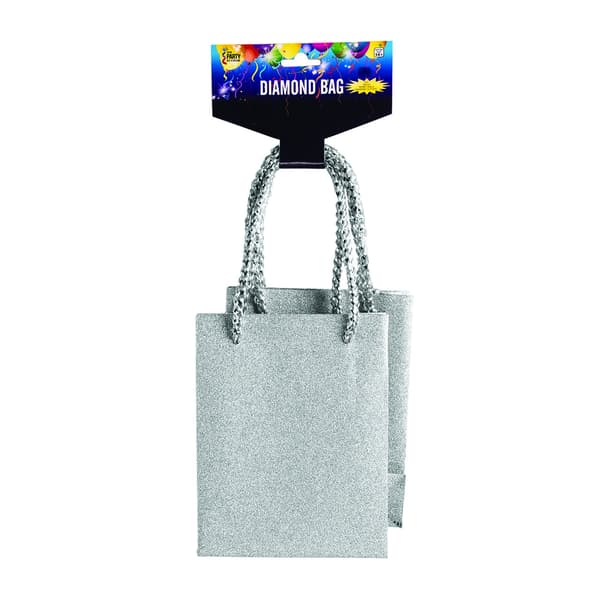 Bristol Novelty Diamond Liten Presentpåse One Size Silver Silver One Size