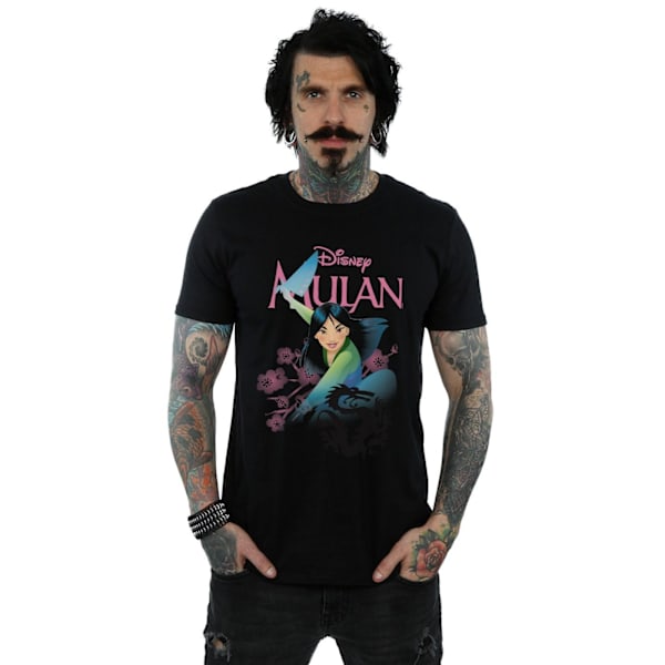 Disney Herr Mulan My Own Hero T-shirt 4XL Svart Black 4XL