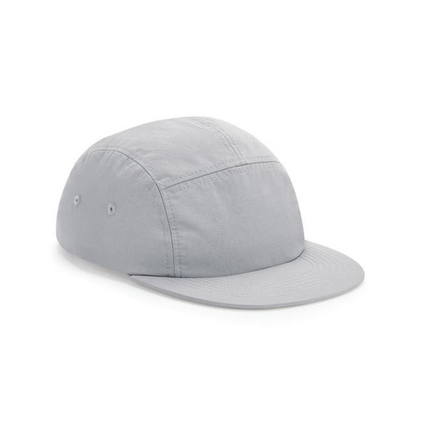 Beechfield 5 Panel Camper Cap One Size Light Grey Light Grey One Size