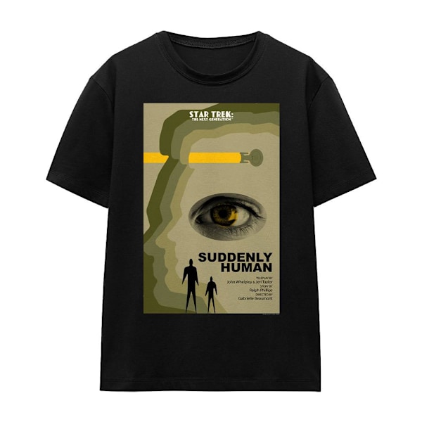 Star Trek Unisex Vuxen The Next Generation Säsong 4 Avsnitt 4 T-shirt Black S