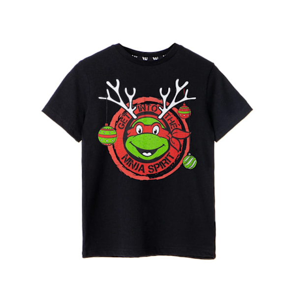Teenage Mutant Ninja Turtles Boys Get Into The Ninja Spirit T-S Black 5-6 Years