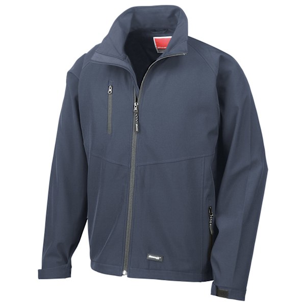 Result Herr Soft Shell Jacka XS Marinblå Navy XS