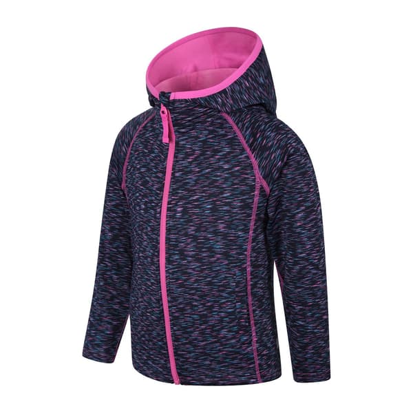 Mountain Warehouse Barn/Barn Kayleigh II Stripe Full Zip H Indigo 5-6 Years