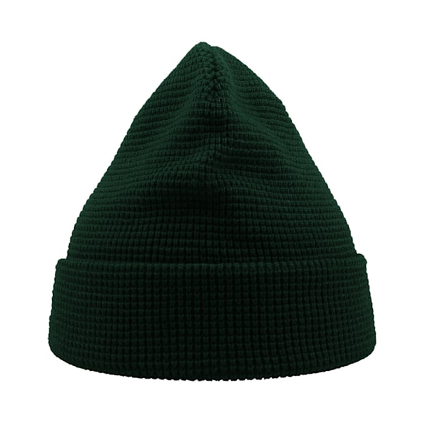 Atlantis Blog Waffle Beanie One Size Bottle Green Bottle Green One Size