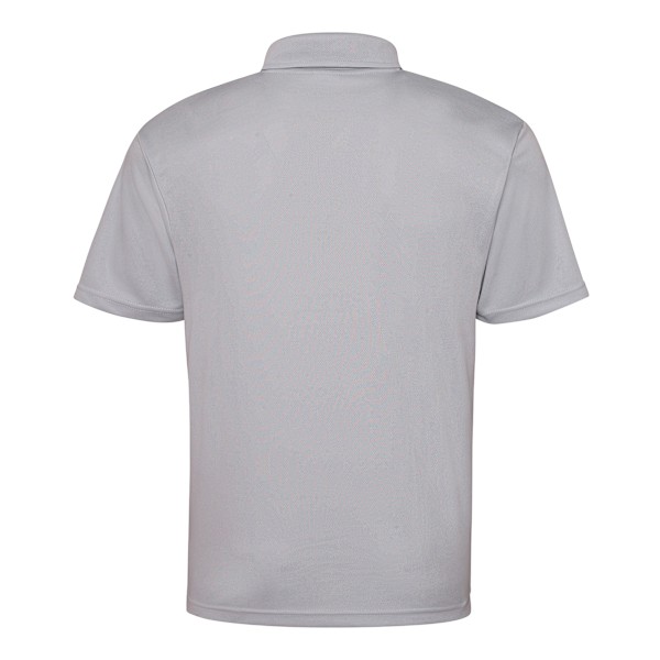 AWDis Just Cool Herr Enfärgad Sport Polo Tröja M Ljusgråmelerad Heather Grey M