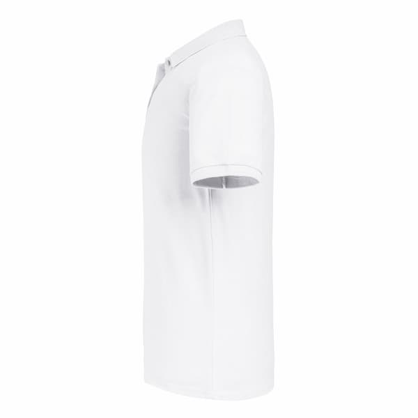 Russell Herr Authentic Eco Piqué Poloskjorta L Vit White L