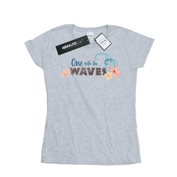 Disney Dam/Dam Moana One With The Waves Bomull T-shirt S Sports Grey S