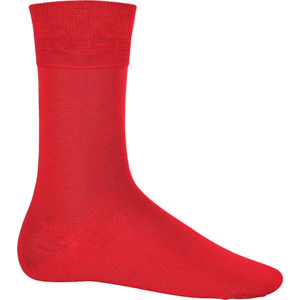 Kariban Cotton City Herr Casual Bomull Rika Sockor 10-12UK/43-46 Red 10-12UK/43-46EUR