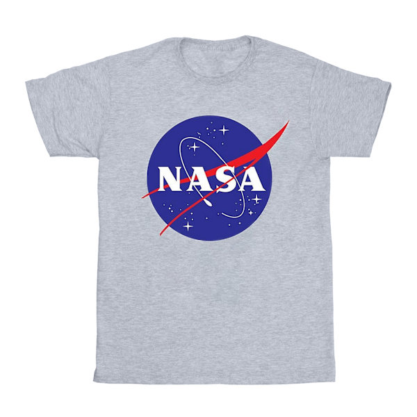 NASA Girls Insignia Logo T-Shirt 9-11 år Sports Grey Sports Grey 9-11 Years