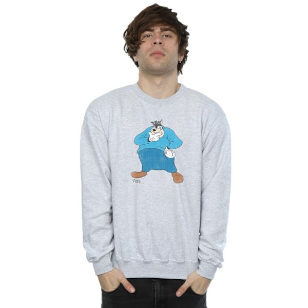 Disney Classic Pete Sweatshirt 3XL Heather Grey för män Heather Grey 3XL