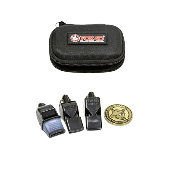 Fox 40 Sports Whistle Set One Size Black Black One Size