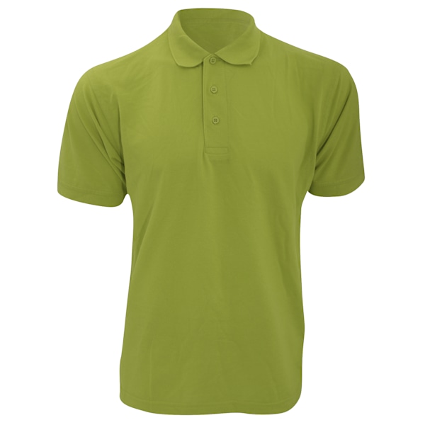 Kustom Kit Klassic Superwash kortärmad poloskjorta för män 3XL A Apple Green 3XL