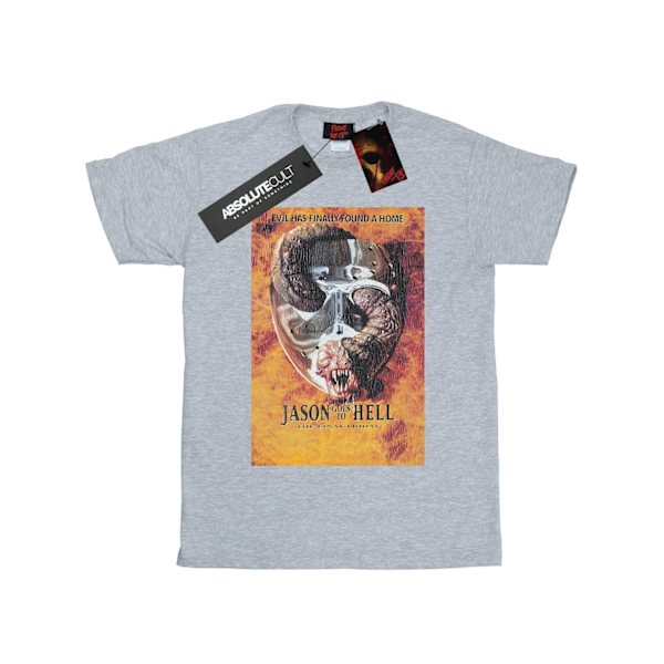 Fredagen den 13:e herr Jason går till helvetet T-shirt S Sports Grey Sports Grey S