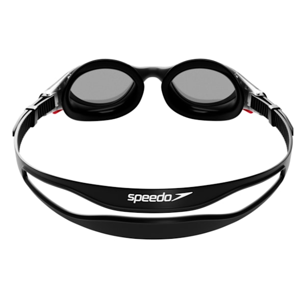 Speedo Biofuse simglasögon för män, en storlek, svart/vit/rök Black/White/Smoke One Size