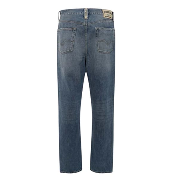 Replay Herr Jeans i Rak Modell i Bomull 32R Blå Blue 32R