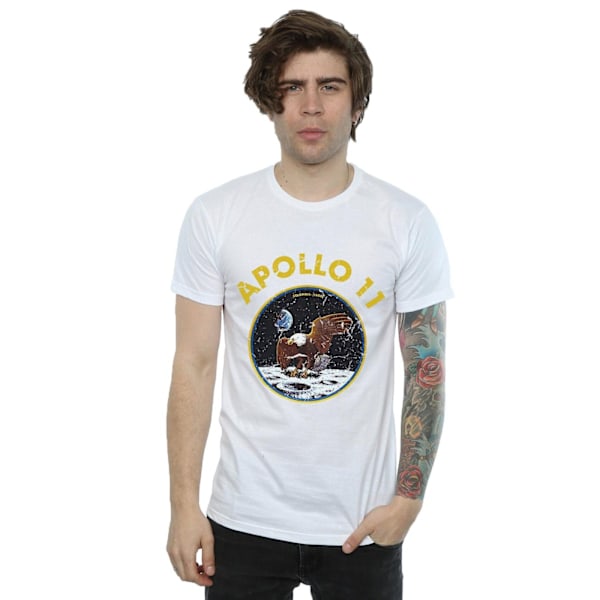 NASA Classic Apollo 11 bomull T-shirt L vit White L