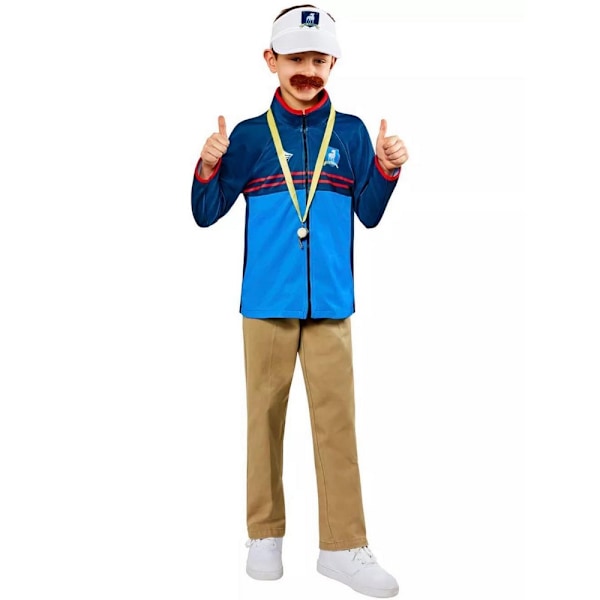 Ted Lasso Pojkkostym Set 7-8 År Blå/Röd/Gul Blue/Red/Yellow 7-8 Years