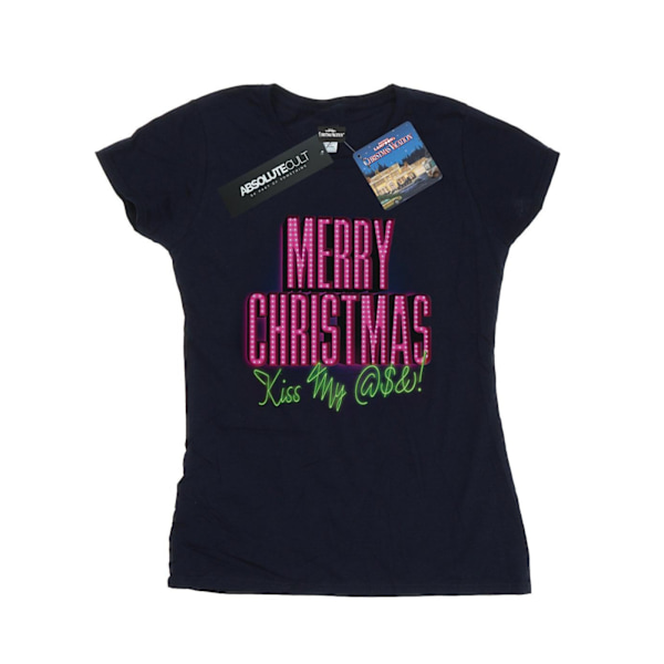 National Lampoon's Christmas Vacation Dam/Damer Kiss My Ass Navy Blue XL