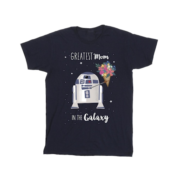 Star Wars Girls Greatest Mum Bomull T-shirt 3-4 år Marinblå Navy Blue 3-4 Years