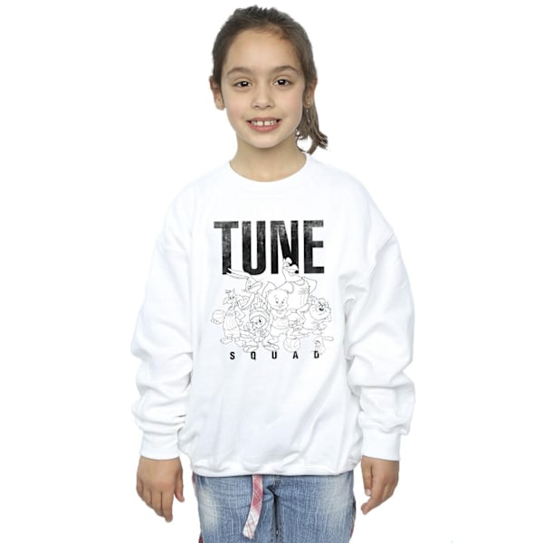 Space Jam: A New Legacy Girls Tune Squad Group Sweatshirt 5-6 år White 5-6 Years