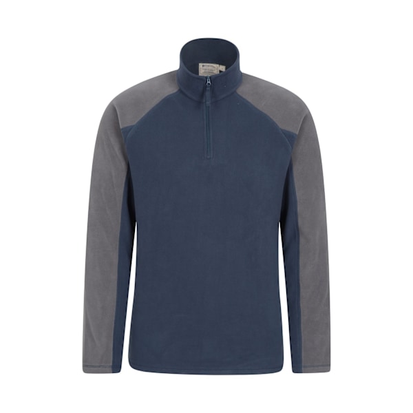 Mountain Warehouse Ashbourne II Fleece Tröja med Halv Dragkedja Herr XXS Da Dark Blue XXS